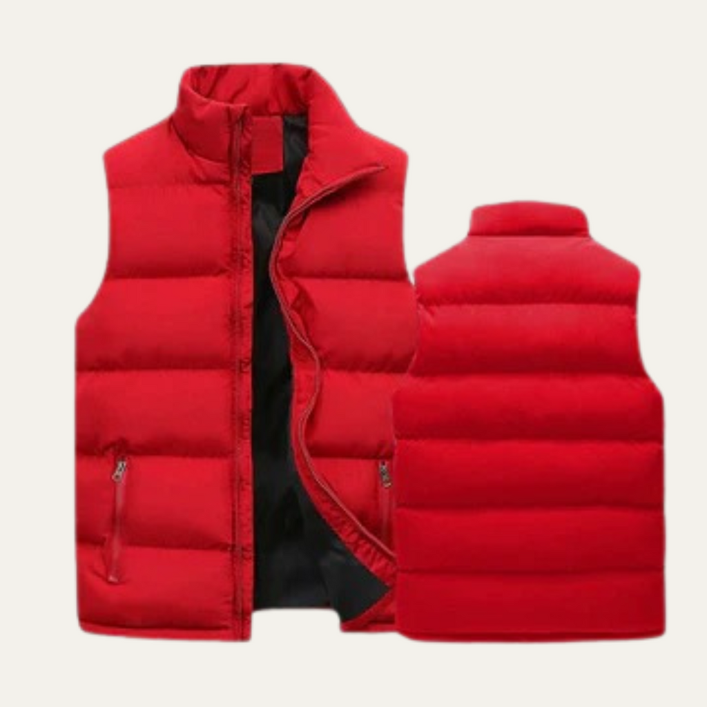 Men's Padded Puffer Gilet – Lightweight Quilted Vest