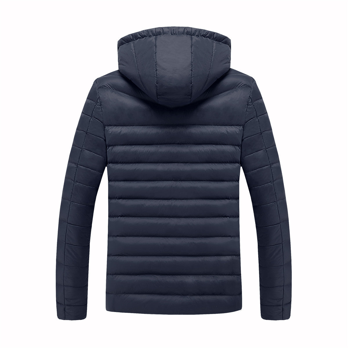 Men's USB-Heated Hooded Puffer Jacket – Water-Resistant Insulated Winter
