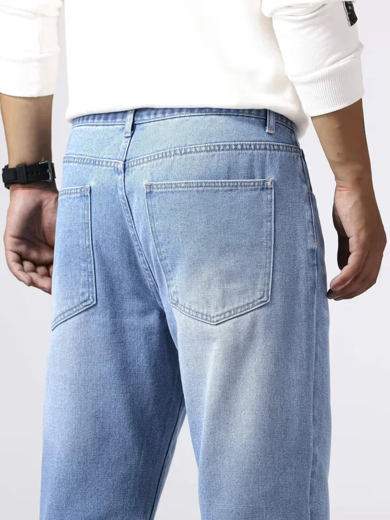 Men's Loose Fit Five-Pocket Jeans