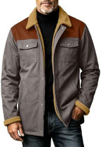 Men's Sherpa-Lined Utility Winter Jacket