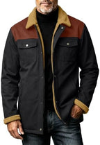 Men's Sherpa-Lined Utility Winter Jacket