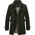 Men's Classic Trench Coat – Water-Repellent