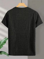 Men's Knitted Jacquard T-Shirt