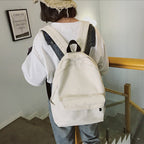 Unisex Large-Capacity Canvas Laptop Backpack