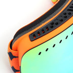 Men's Mirrored Ski Goggles – Anti-Fog Dual-Lens Snowboard and Motocross