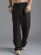 Men's Wide-Leg Joggers – Relaxed Lounge Fit, S to 5XL