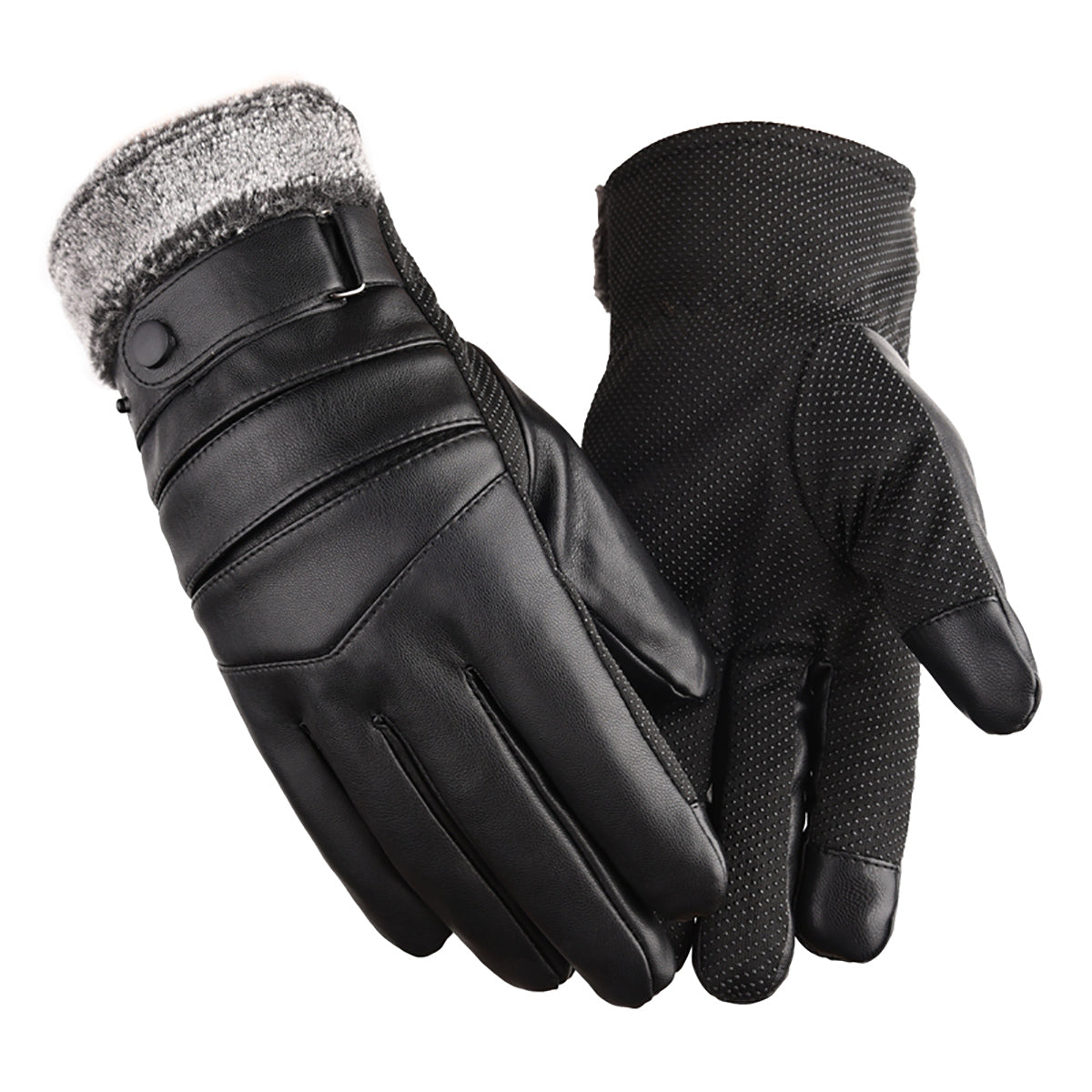Men's Thermal Ski Gloves – Waterproof Touchscreen Winter Gloves