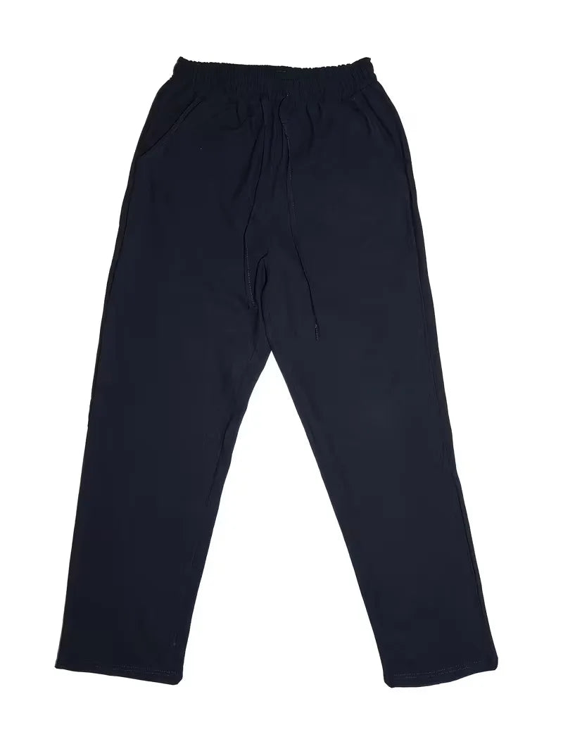 Men's Mandarin Collar Shirt and Trouser Set