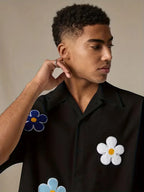 Men's Floral Short Sleeve Shirt