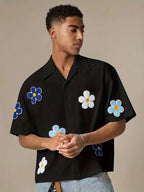 Men's Floral Short Sleeve Shirt