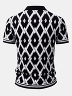 Men's Viscose Knit Shirt and Tapered Trousers Set