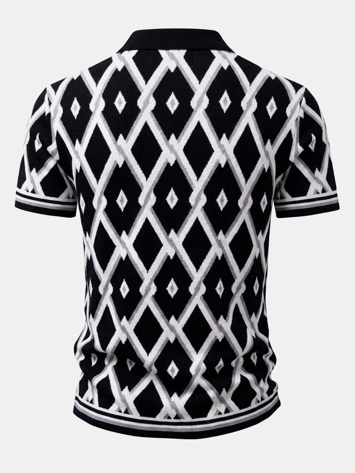 Men's Viscose Knit Shirt and Tapered Trousers Set