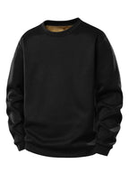 Men's Teddy Fleece-Lined Crew Neck Sweatshirt
