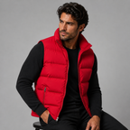 Men's Padded Puffer Gilet – Lightweight Quilted Vest