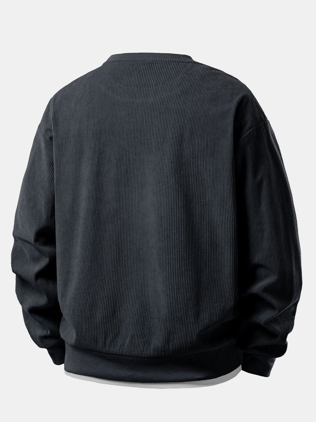 Men's Relaxed Fit Ribbed Corduroy Sweatshirt