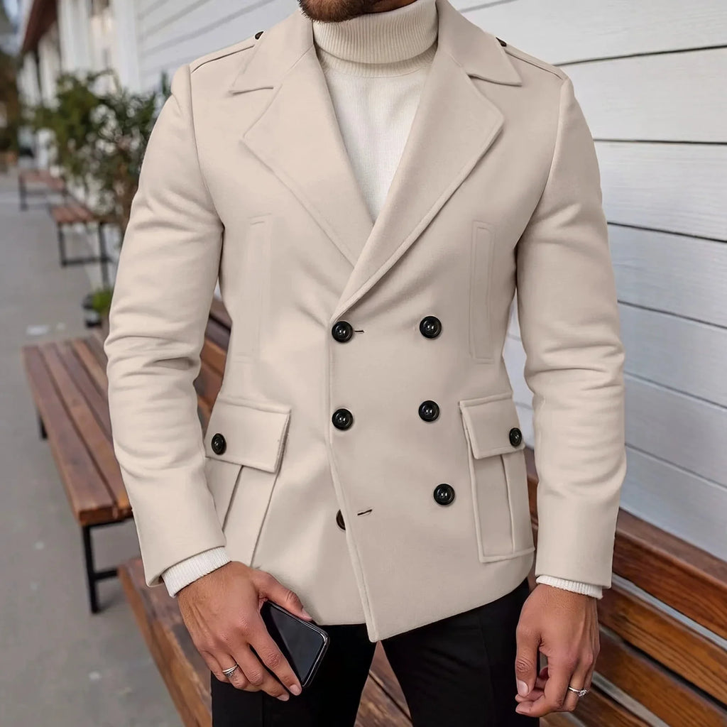 Men's Trench Coat Double-breasted – Style 2
