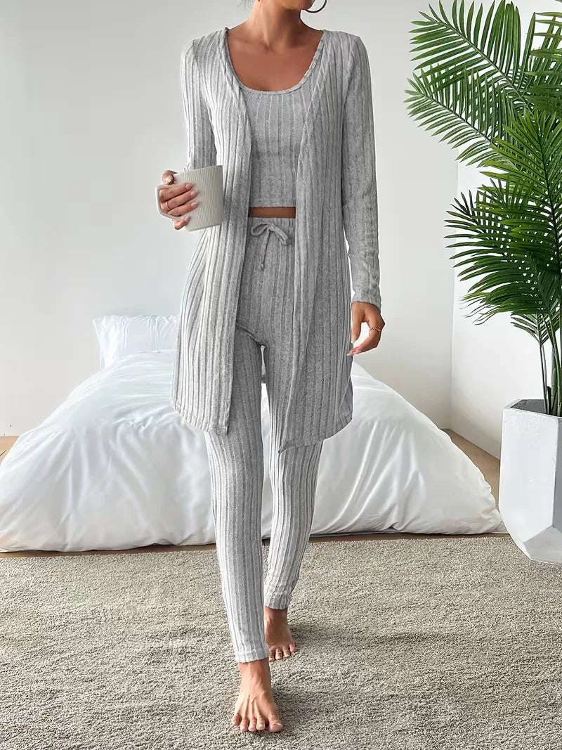 Women's Three-piece Trouser Lounge Set