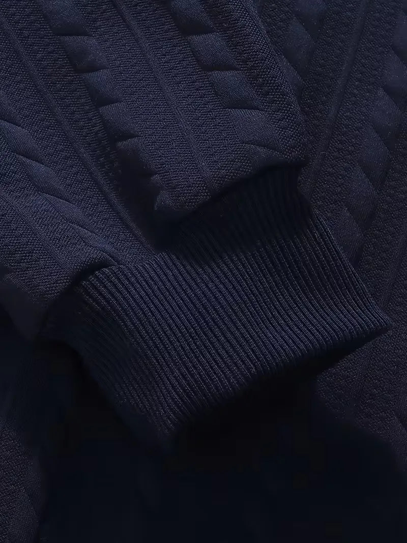 Men's Lounge Set in Cable Knit