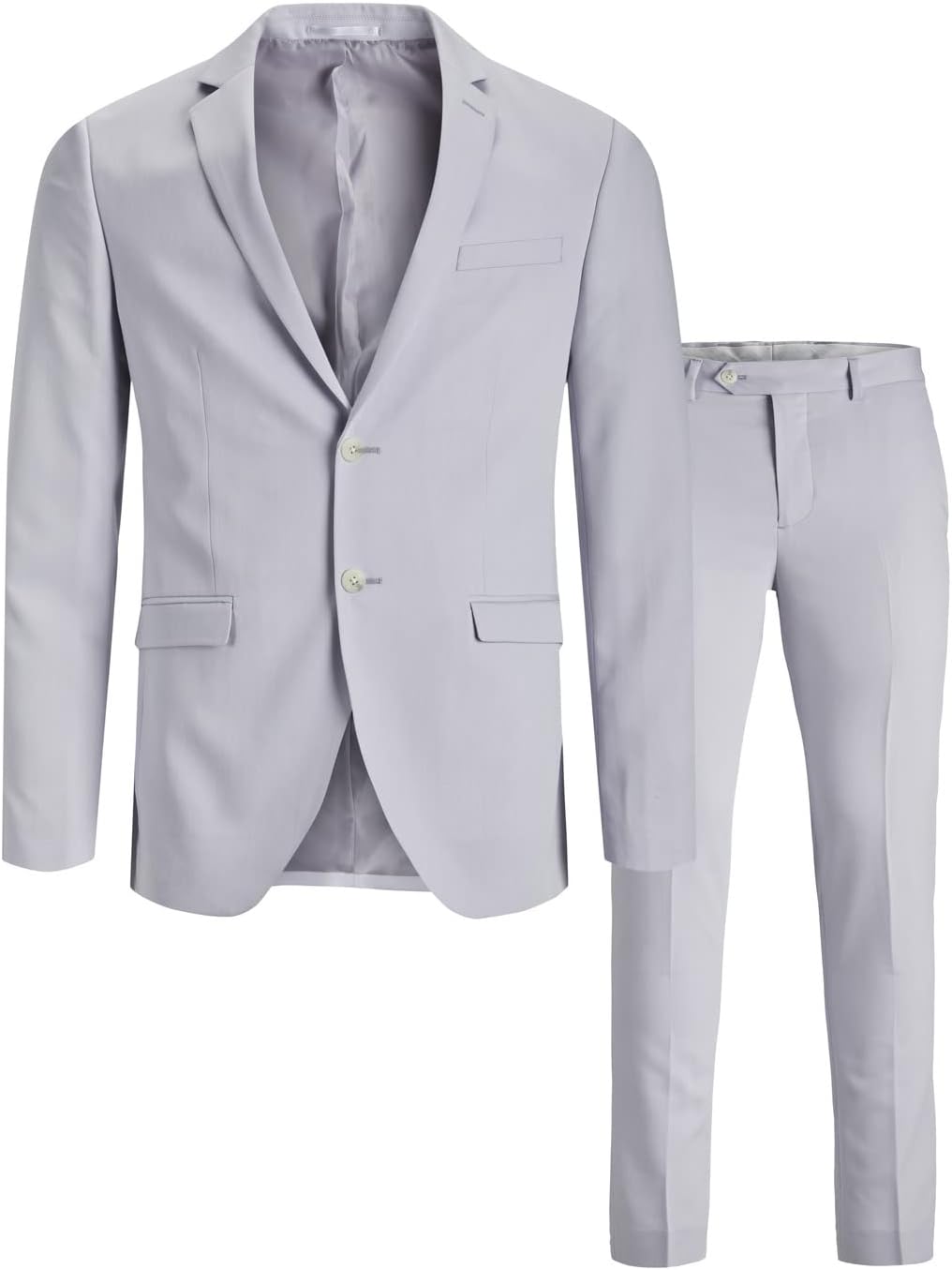 Men's Super-Slim Formal Suit Set – Streamlined Two-Piece Tailoring