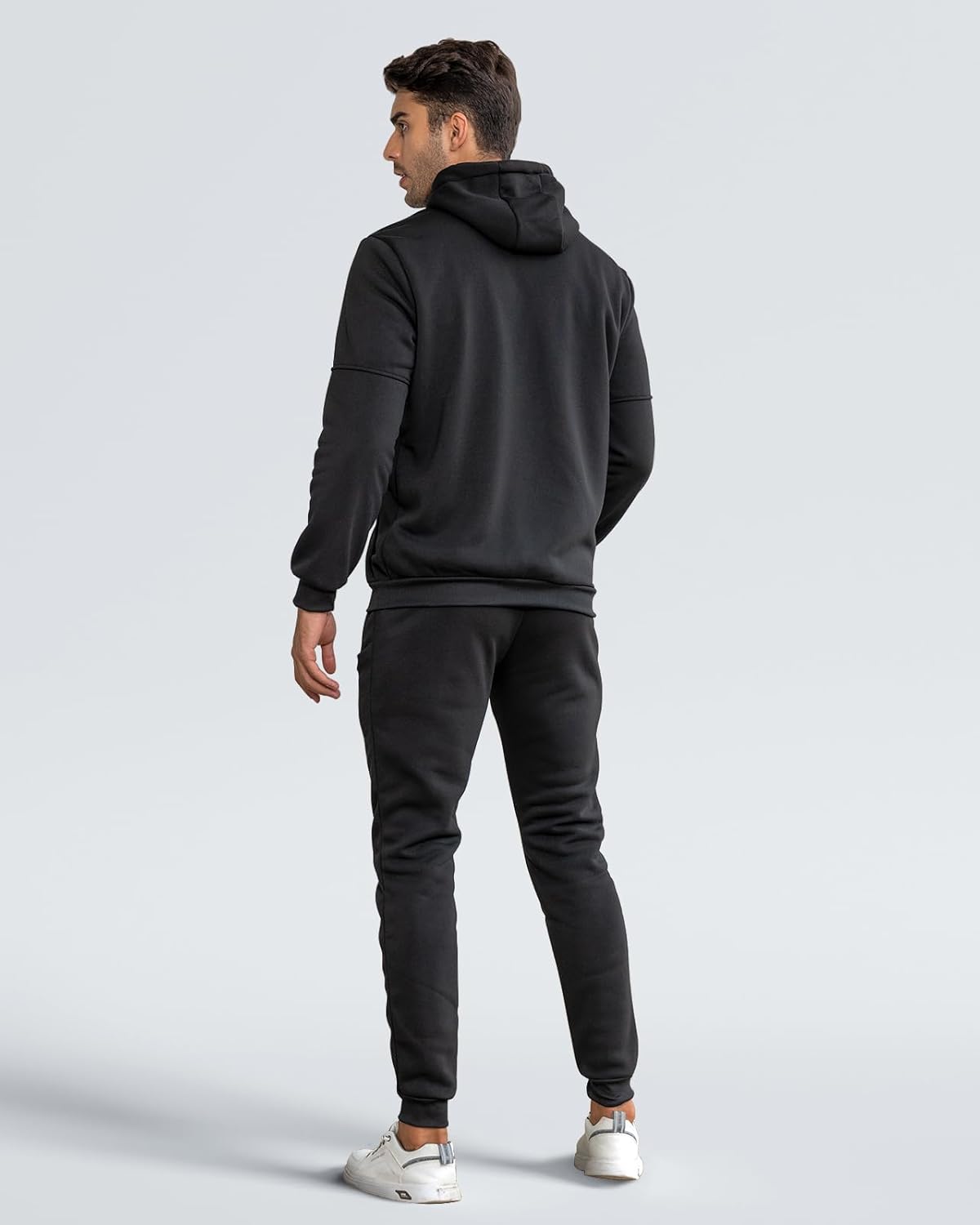 Men's Hooded Tracksuit Set – Zip Jacket and Joggers