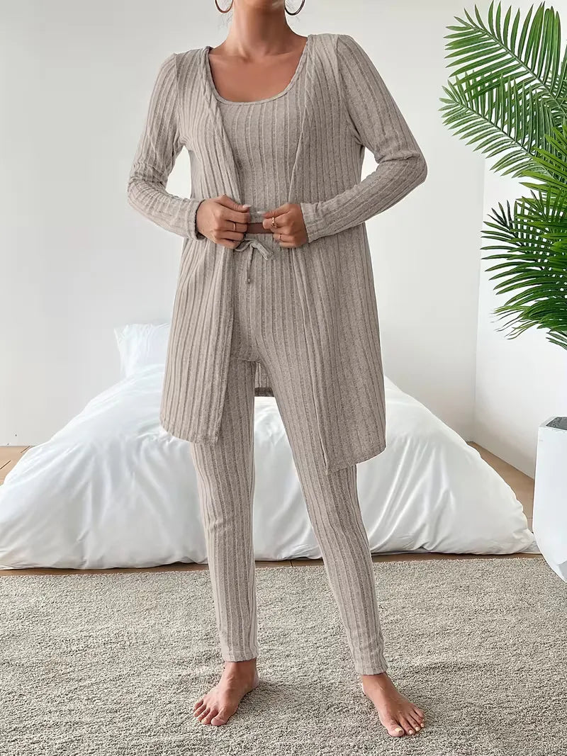 Women's Three-piece Trouser Lounge Set