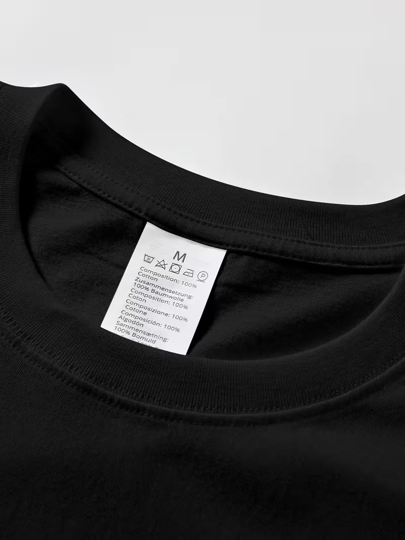 Men's Longsleeve with Large Cursive Back Print