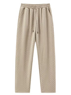 Men's Jacquard Polo and Trouser Lounge Set
