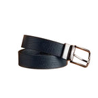 Men's Reversible leather-look Belt – Rotating Buckle Adjustable Waist Strap