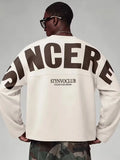 Men's Oversized Longsleeve with Bold Back Lettering