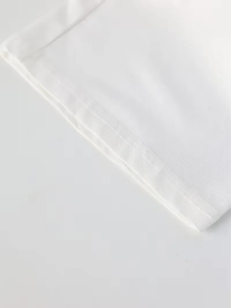 Men's Mandarin Collar Shirt and Trouser Set
