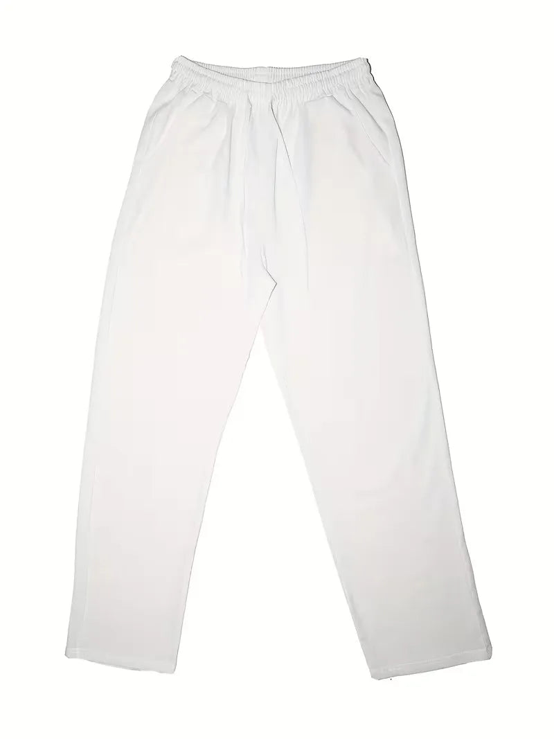 Men's Mandarin Collar Shirt and Trouser Set
