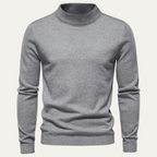 Men's Slim-Fit Turtleneck Jumper – Cotton-Blend Knit
