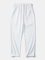 Men's Contrast Texture Shirt and Trouser Set – Cuban Collar