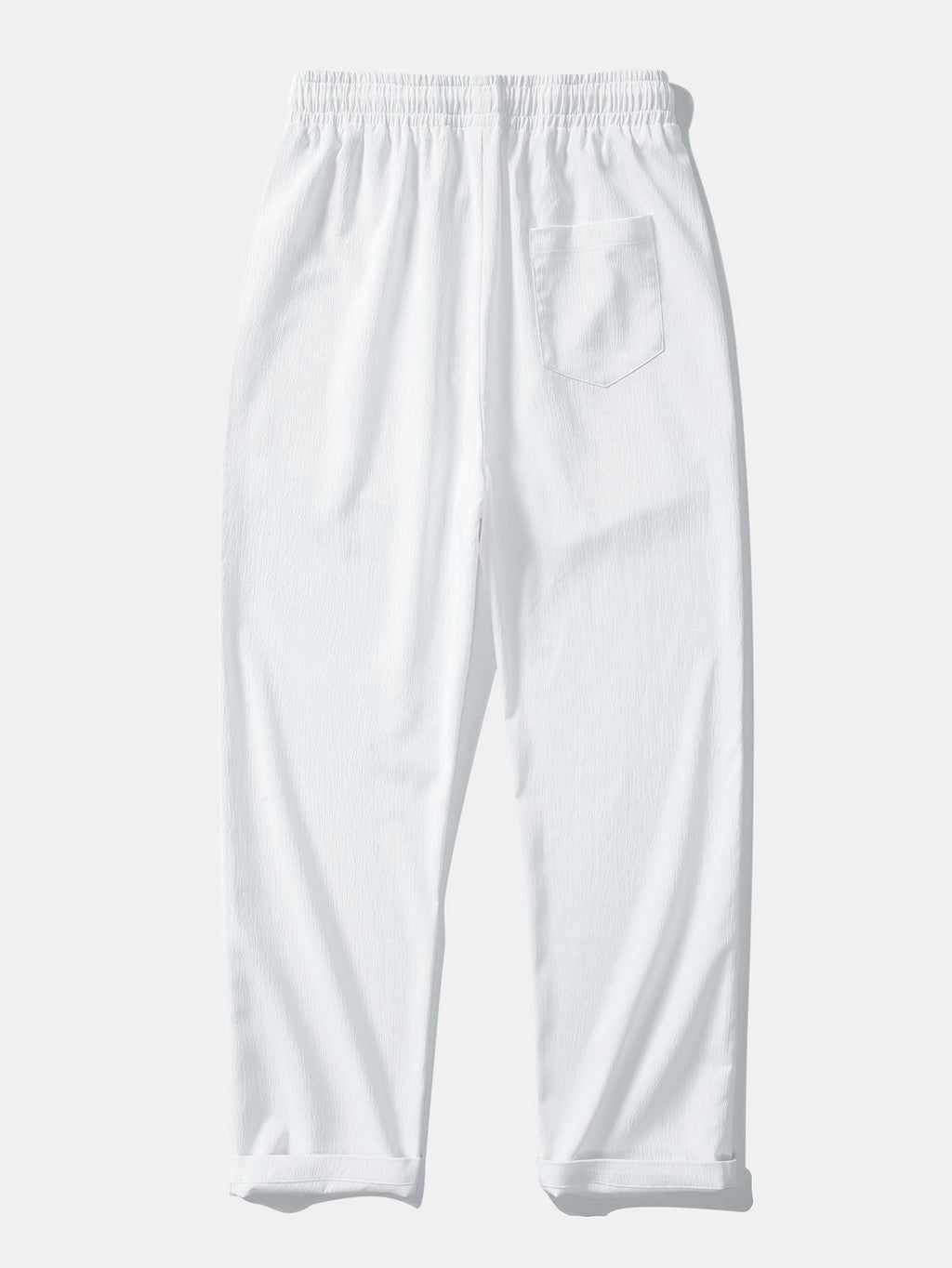 Men's linen-look Blend Summer Co-Ord – Stand Collar Shirt