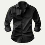 Men's Slim-Fit Stretch Dress Shirt – Wrinkle-Resistant