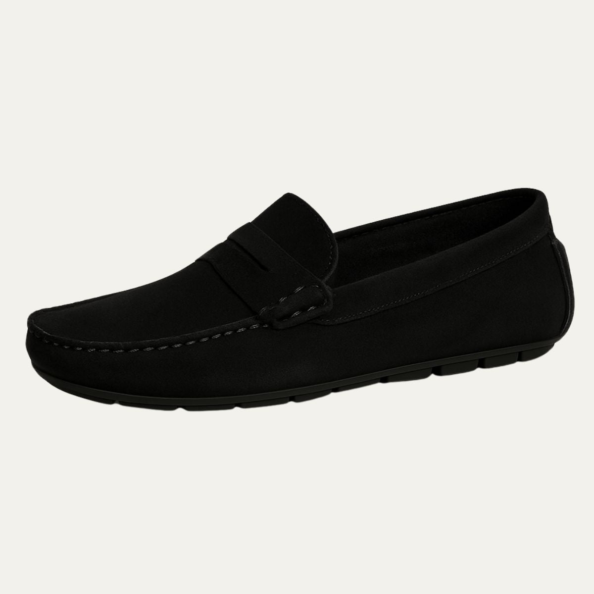 Men's Suede-Look Loafers – Lightweight Slip-On