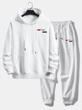 Men's Relaxed Fit Tracksuit – Cotton Blend Hoodie and Joggers