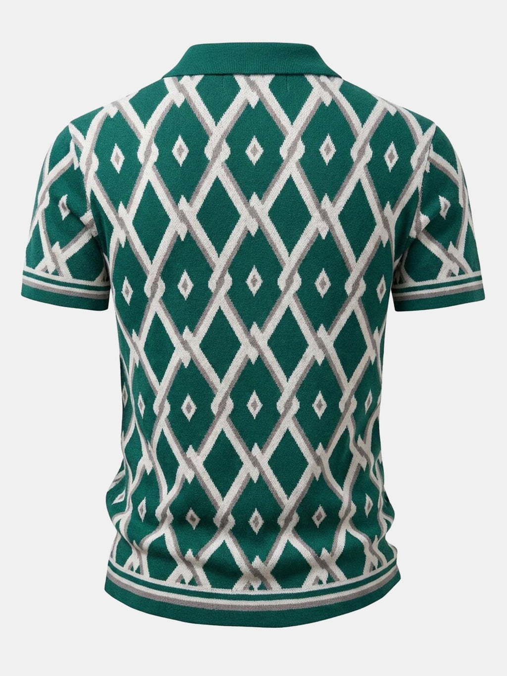 Men's Viscose Knit Shirt and Tapered Trousers Set