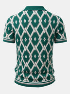 Men's Viscose Knit Shirt and Tapered Trousers Set