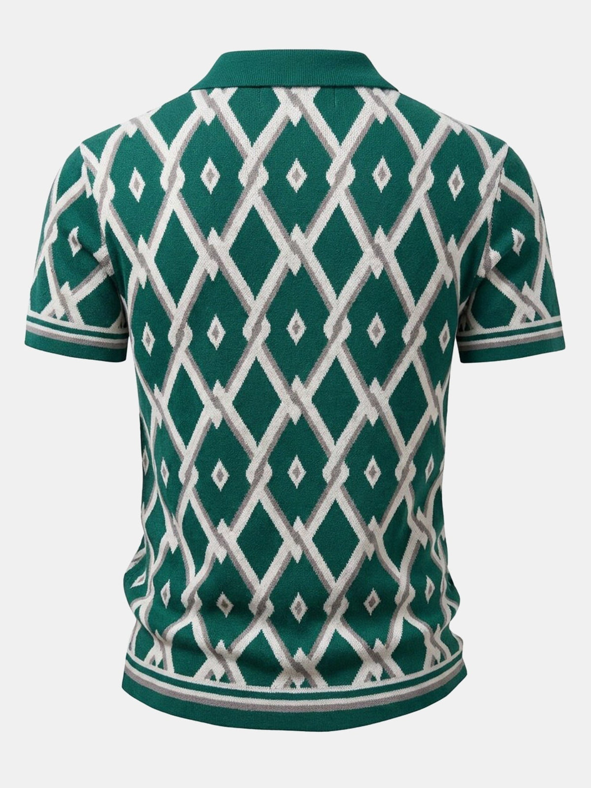 Men's Viscose Knit Shirt and Tapered Trousers Set