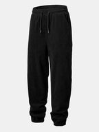 Men's Corduroy Zip Tracksuit – Relaxed Hoodie and Joggers