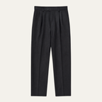Men's Tailored Pleated Trousers – Relaxed Vintage Fit
