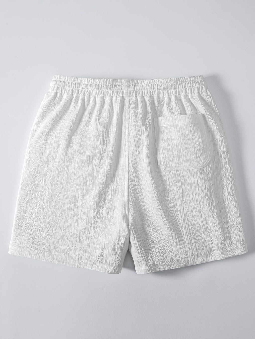 Men's Eyelet Jacquard Shirt and Shorts Resort Set