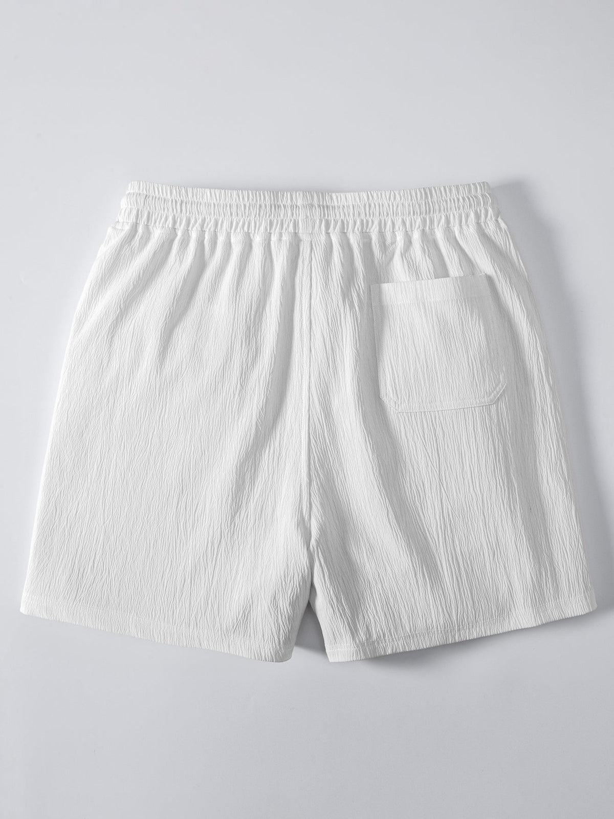 Men's Eyelet Jacquard Shirt and Shorts Resort Set