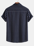 Men's Two-Tone Short Sleeve Co-Ord Set
