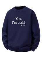 Men's Sherpa Fleece Lined Printed Sweatshirt