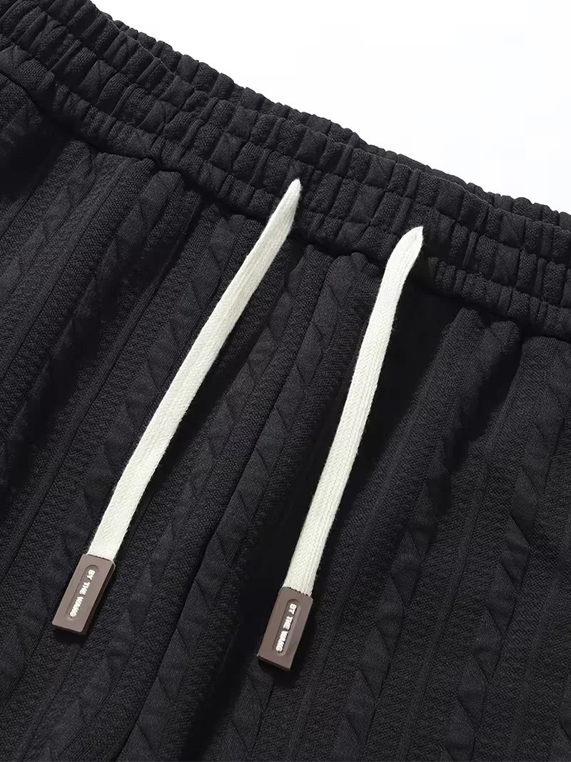 Men's Lounge Set in Cable Knit