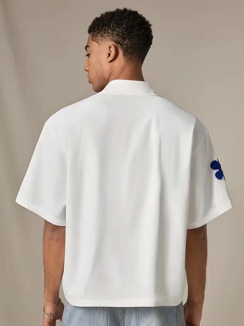 Men's Floral Short Sleeve Shirt