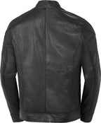 Men's Genuine Nappa leather-look Biker Jacket