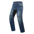 Men's Protective Motorcycle Jeans – Reinforced Denim Riding Trousers